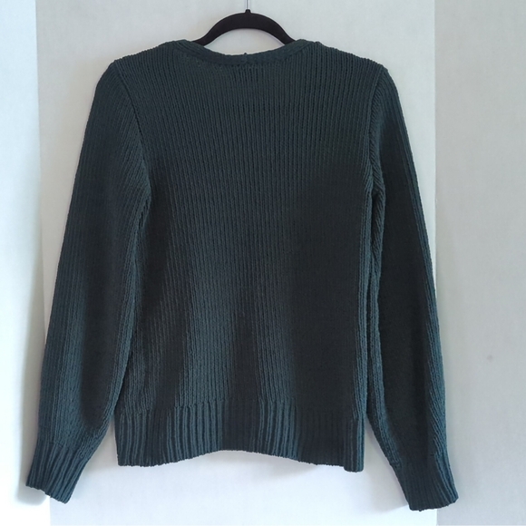 Abercrombie & Fitch Dark Green Soft A&F Collection Pullover Sweater Size M - Picture 2 of 8